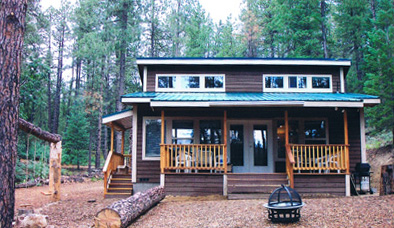 Prescott Forest cabin for rent front view