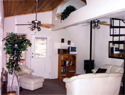 great room, Prescott Forest cabin for rent